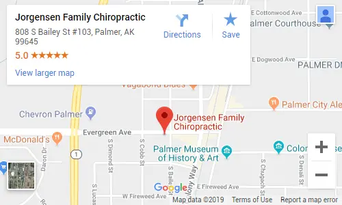 Palmer AK Chiropractic Map