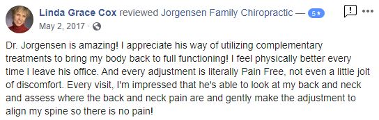 Jorgensen Family Chiropractic Patient Testimonial